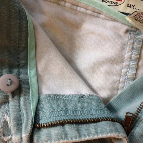 COPY - SITWELL Anthropologie corduroy skirt sage sz 2 - Picture 6 of 7